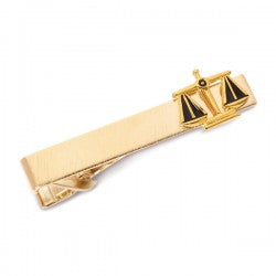 Scales of Justice Tie Bar